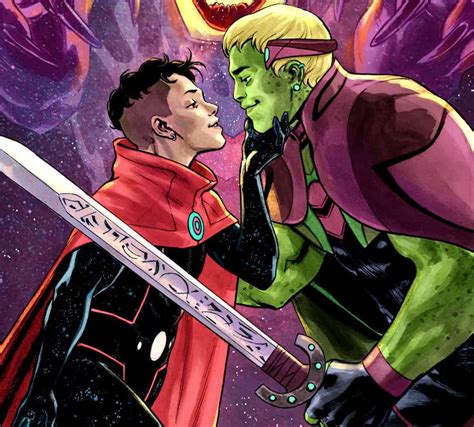 Unraveling the mysteries of Wiccan and Hulkling through illustrated tales